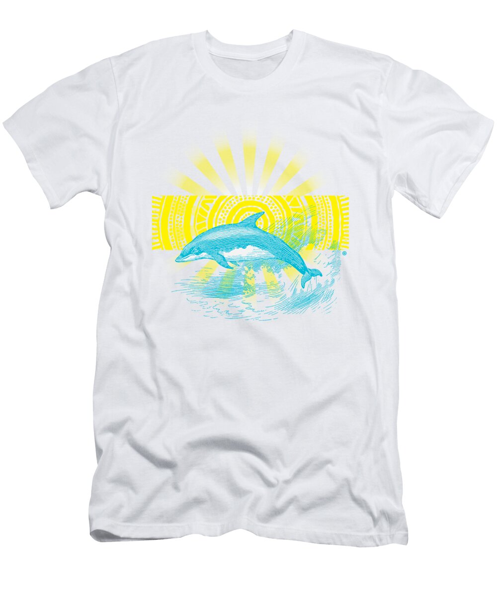 Dolphin Sunset Gary Grayson T-Shirt