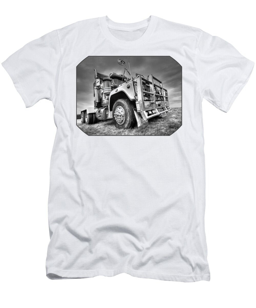 Done Hauling Black and White Gill Billington T-Shirt