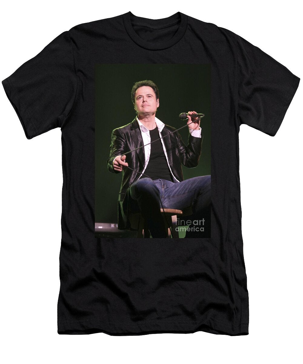 Donny Osmond Front Row Photographs Com T-Shirt