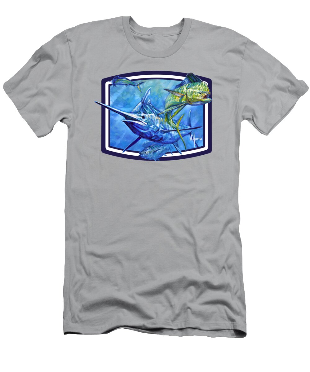 Dorado Marlin and Tuna Tom Dauria T-Shirt