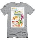 Down Cour Du Commerce Saint Andre Paris in the Rain Pat Katz T-Shirt