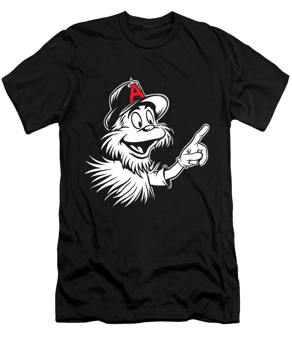 Dr Seuss Vs Los Angeles Angels Sam I Am Slugger Mizorey T-Shirt