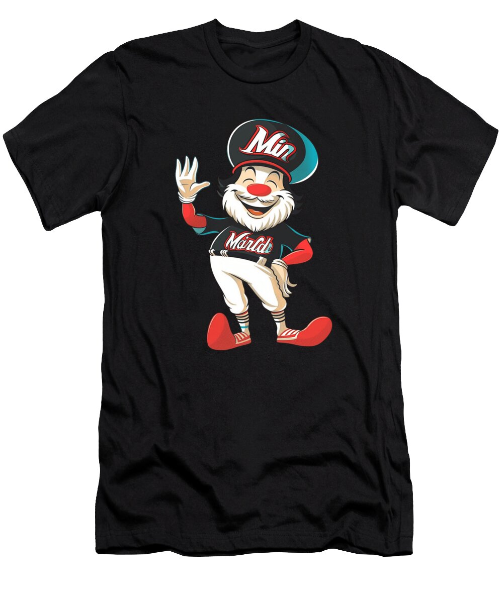 Dr Seuss Vs Miami Marlins Fish Feat Cecils Willis T-Shirt