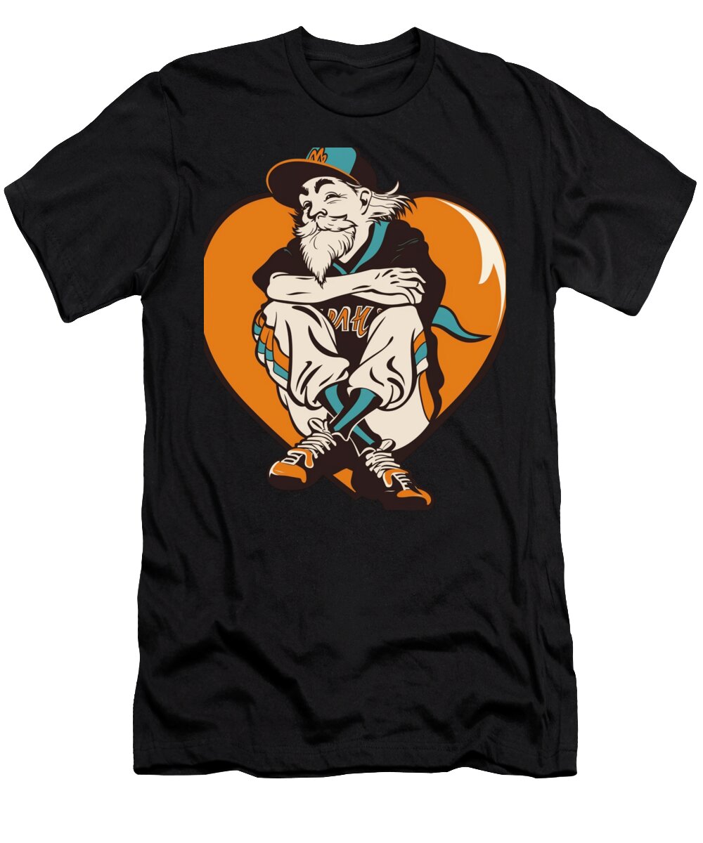 Dr Seuss Vs Miami Marlins Lorax League Cecils Willis T-Shirt
