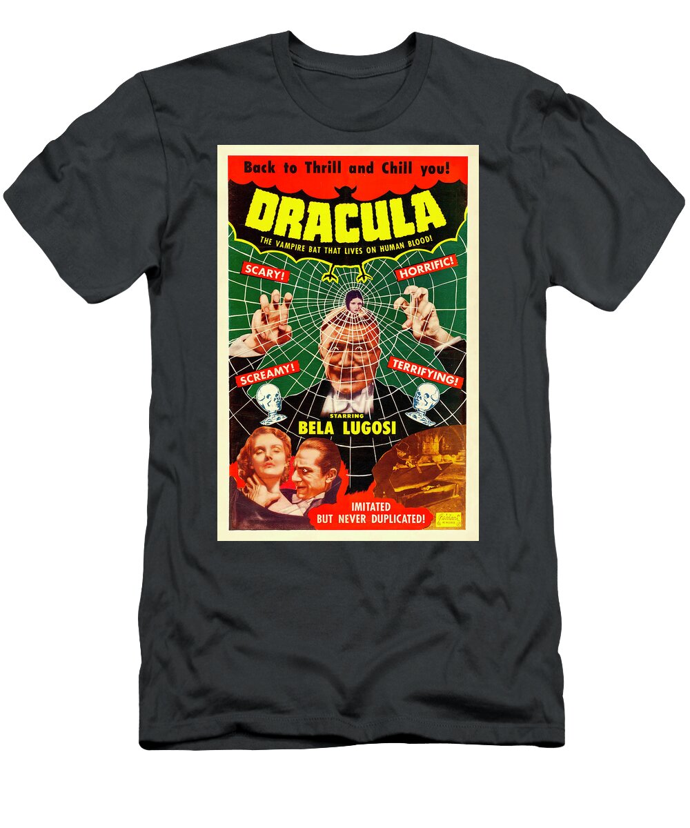 Dracula 1931 1951 Reissue Original Movie Poster T-Shirt