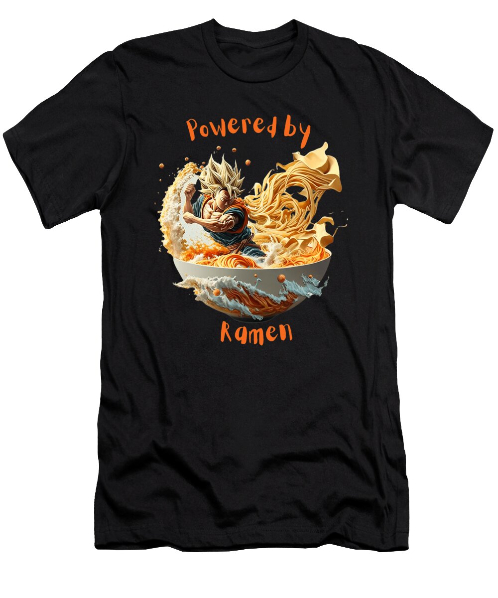 Dragon Bowl Warrior and a Ramen Wave Powered By Ramen Dhbubble T-Shirt