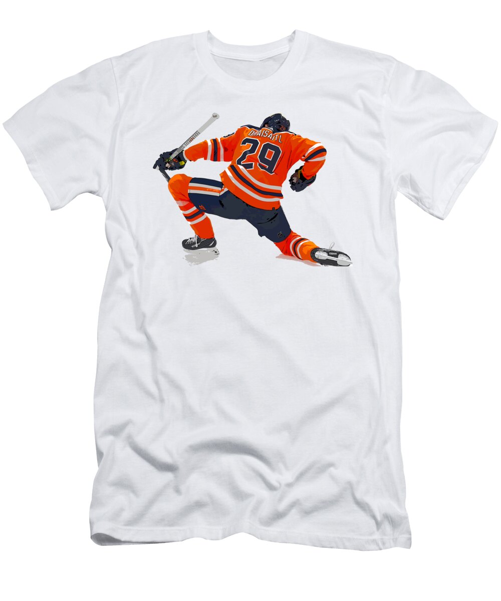 Draisaitl in Action Andrea Corfu T-Shirt