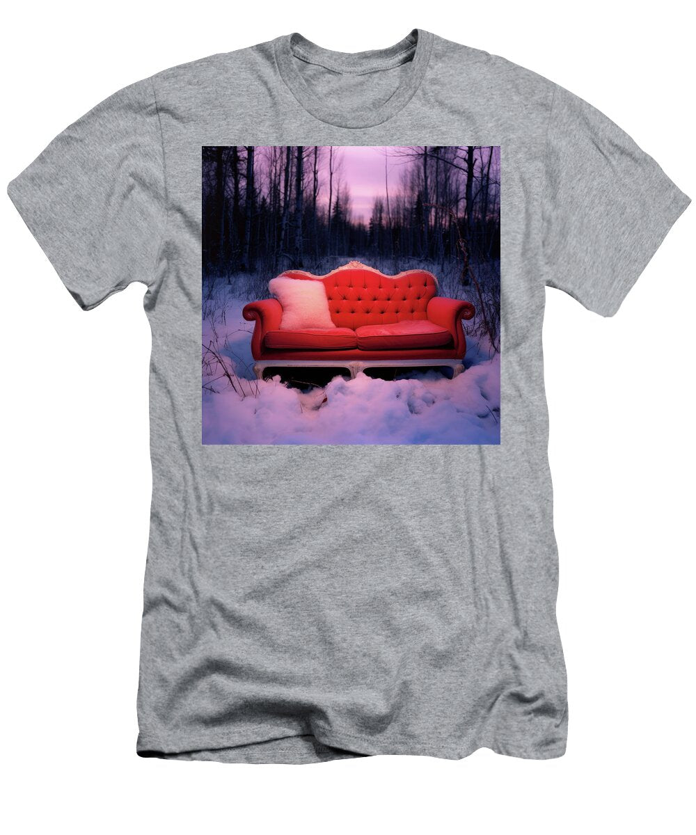 Dream Couch in Winter Woods Yo Pedro T-Shirt