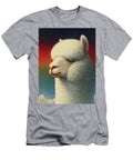 Dreamy Alpaca with Rainbow Background Fabrizio Cassetta T-Shirt