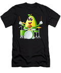 Drummer Avocado Percussion Drumsticks Drums Drumming Crazy Squirrel T-Shirt