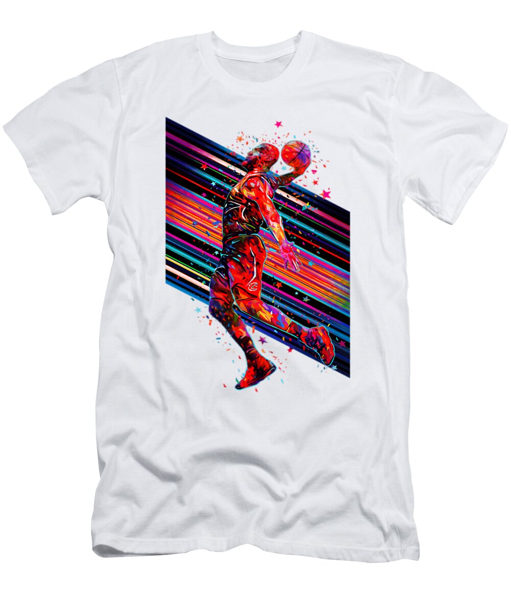 Dynamic Basketball Dunk Kenvin Tran T-Shirt