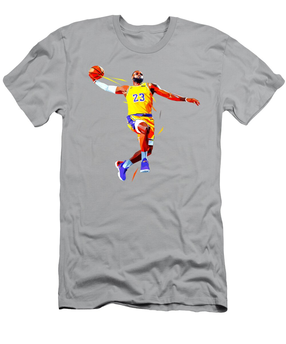 Dynamic Basketball Slam Dunk Kenvin Tran T-Shirt