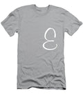 E in White Simple Script Custom Home Fashions T-Shirt