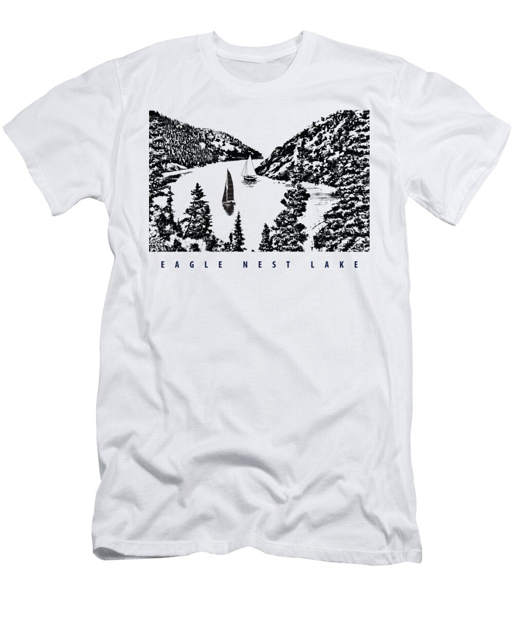 Eagle Nest Lake New Mexico Long Shot T-Shirt