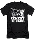 Easily Distracted By Cement Trucks Skull Me T-Shirt