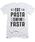 Eat Pasta Swim Fasta Swimming Swimmer Swim Pool Tshirtconcepts Marvin Poppe T-Shirt