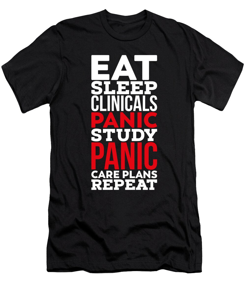 Eat Sleep Clinicals Gift David Schuele Art T-Shirt