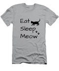 Eat Sleep Meow Lisa S Baker T-Shirt