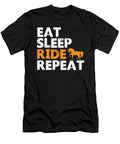 Eat Sleep Ride Horses Repeat Raphaelartdesign T-Shirt