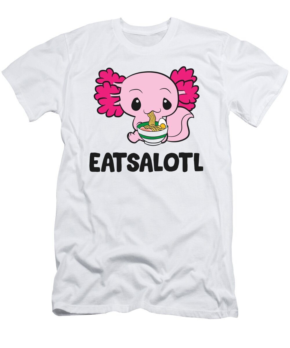 Eatsalotl Ramen Love Axolotls and Ramen Eq Designs T-Shirt