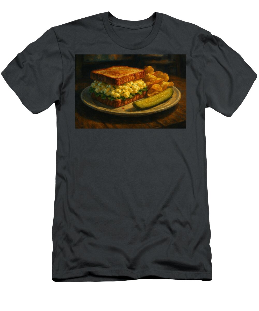 Egg Salad Sandwich with Pickle James Spears T-Shirt