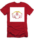 Electrician Lightning Bolt Hands Retro Aloysius Patrimonio T-Shirt
