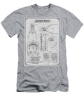 Electrician Patents Print Gray Greg Edwards T-Shirt