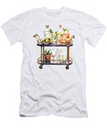 Elegant Bar Cart with Drinks Shawn Goth T-Shirt