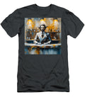 Elegant Bartender in Blue and Gold Gull G T-Shirt