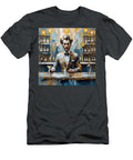 Elegant Bartender with Martini Glass Gull G T-Shirt