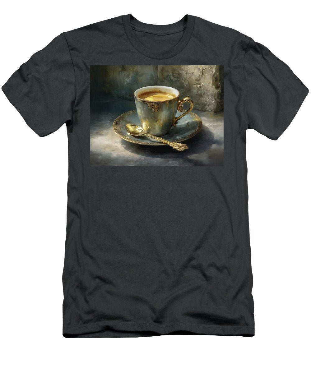 Elegant Cup of Coffee Mindscape Arts T-Shirt