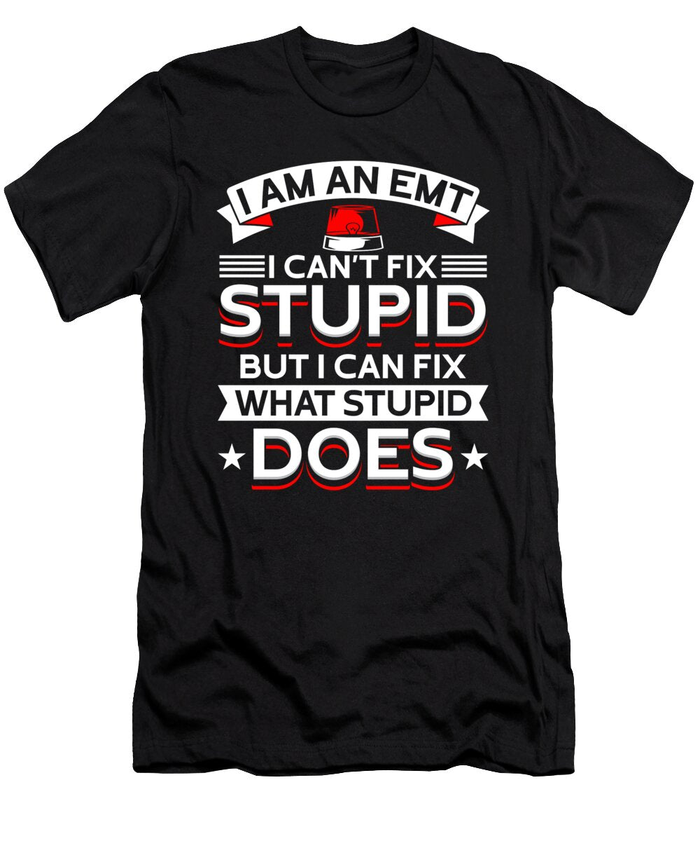 Emergency Medical Technician Ambulance Technician Zimstarus T-Shirt