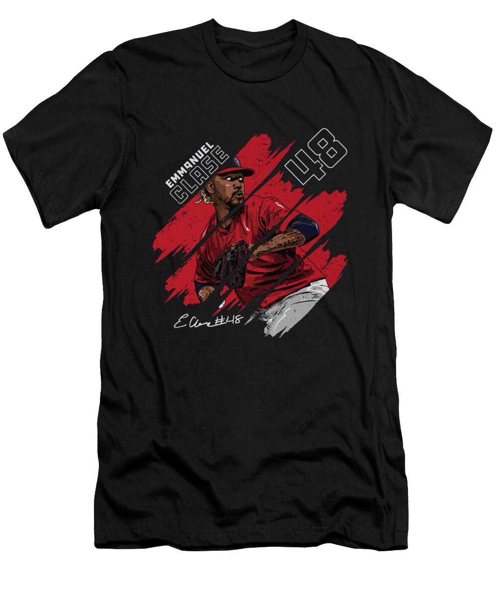 Emmanuel Clase Cleveland Stripes Ihsan Sirin T-Shirt