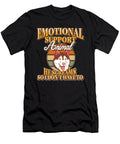 Emotional Support Animal He Screams So I Dont Have to Husky Maximilian Klein T-Shirt