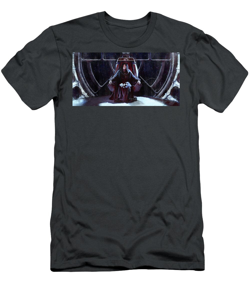 Emperor Palpatine Throne Room Star Wars Joseph Oland T-Shirt