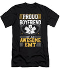 Emt Boyfriend Gift Proud Boyfriend of an Awesome Emt Kanig Designs T-Shirt