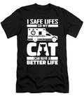 Emt Cat Medic First Responder Paramedic Crazy Squirrel T-Shirt