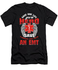 Emt Saves Hundred Lives Ems Ambulance Paramedic Caduceus Gift Thomas Larch T-Shirt