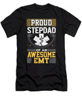 Emt Step Dad Gift Proud Stepdad of an Awesome Emt Kanig Designs T-Shirt
