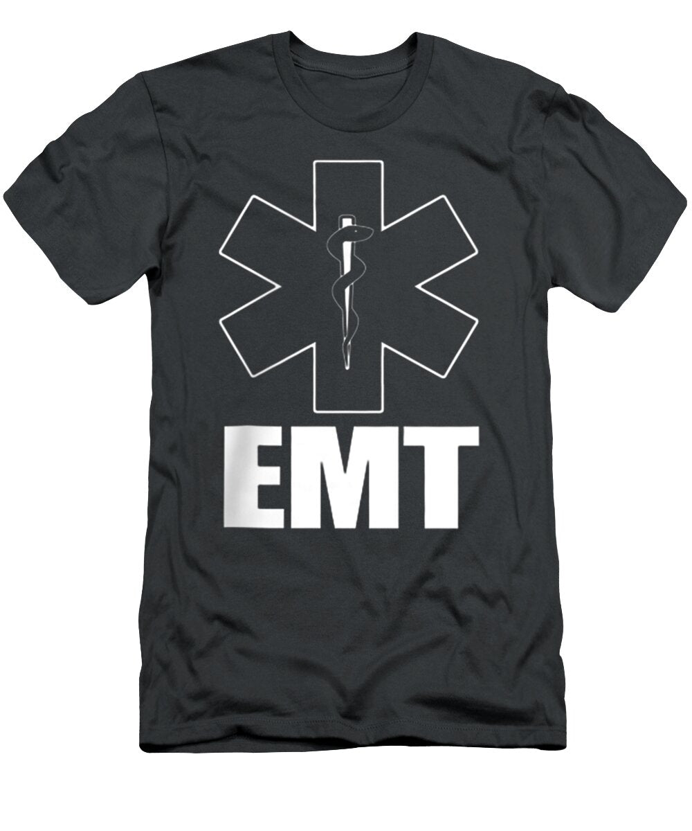 Emt Uniform Emergency Medical Technician Edwin Amora T-Shirt