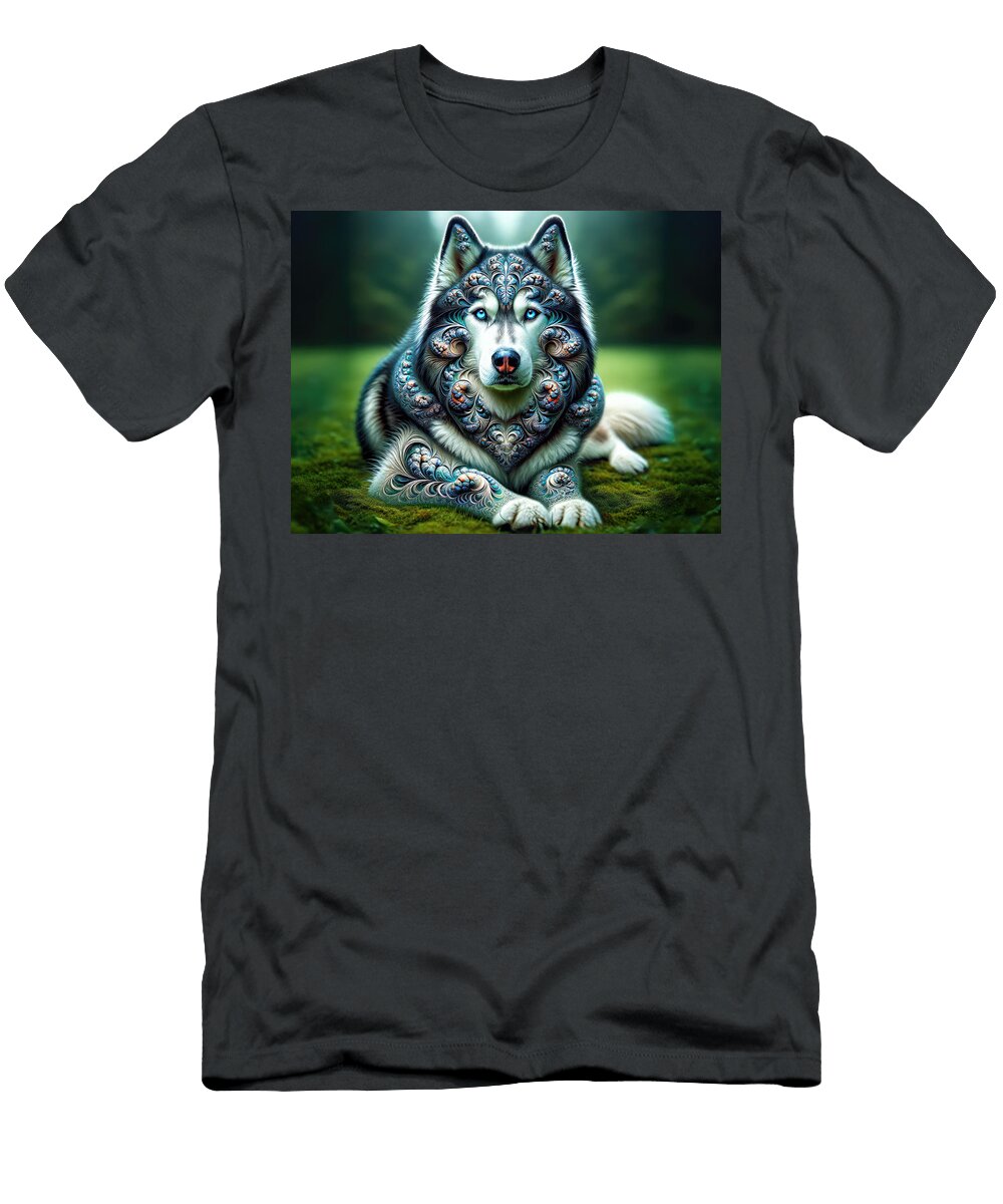 Enchanted Husky Realms Bill and Linda Tiepelman T-Shirt