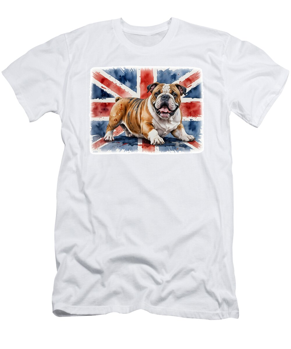 English Bulldog Greg Joens T-Shirt