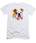 English Bulldog Head Marian Voicu T-Shirt
