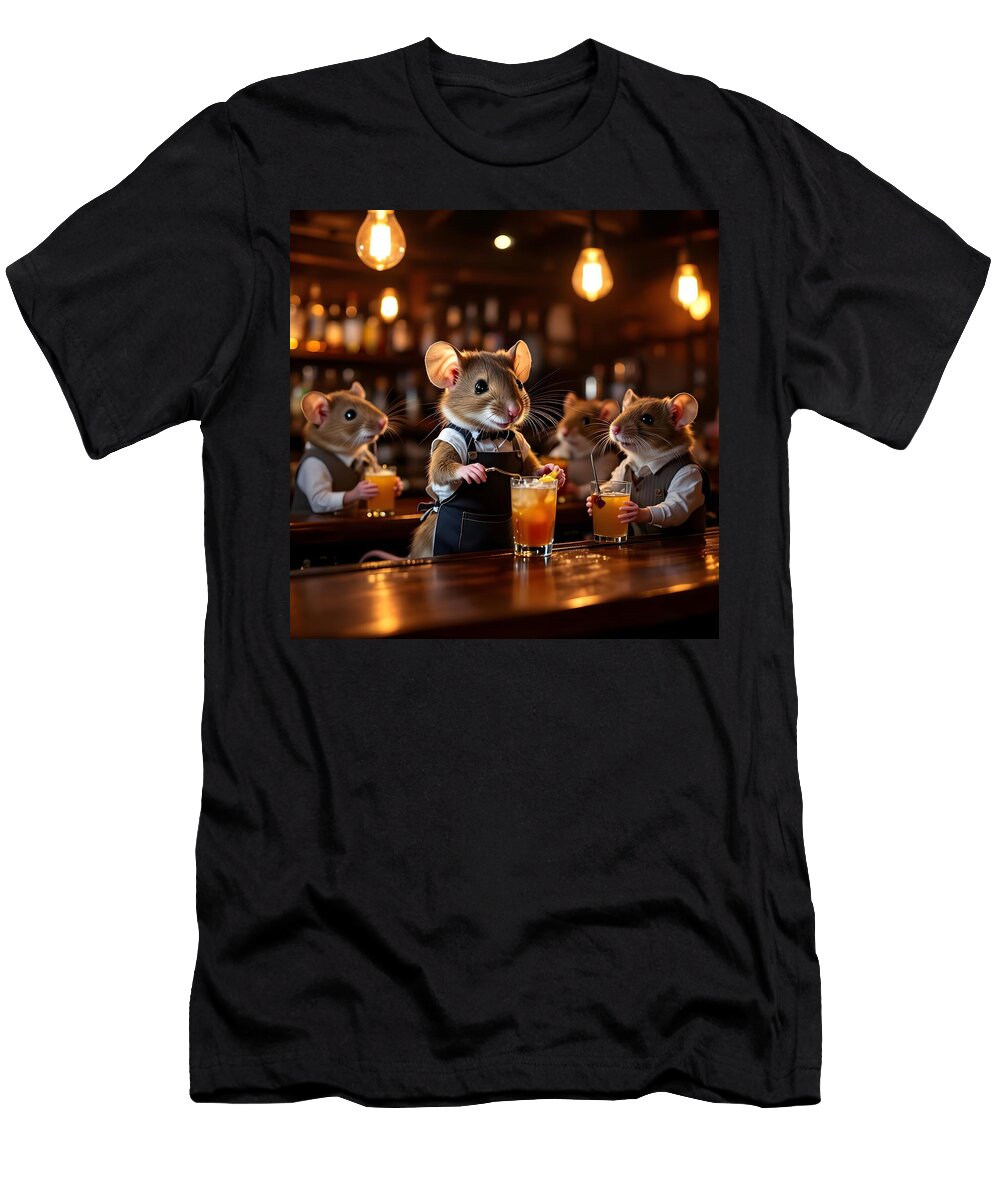 Enjoying Libations Michael Perzel T-Shirt