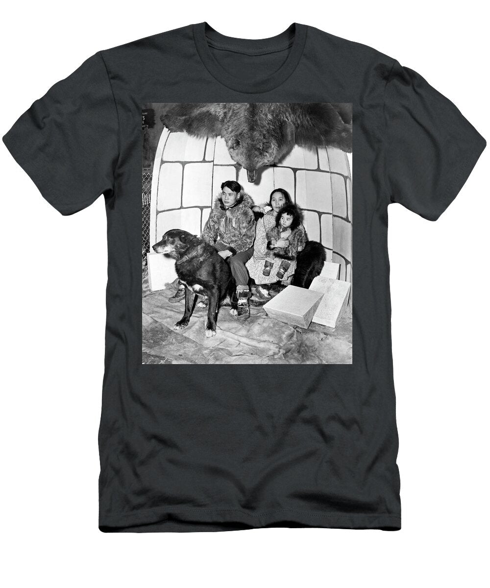 Eskimos At Sportsmens Show Underwood Archives T-Shirt