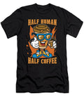 Espresso Half Human Half Coffee Barista Caffeine Tshirtconcepts Marvin Poppe T-Shirt