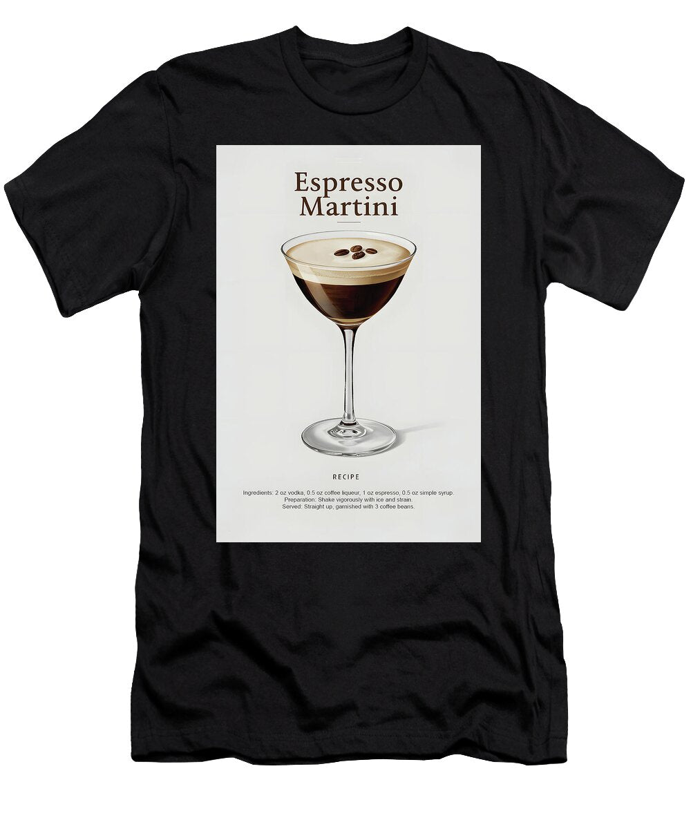 Espresso Martini Cocktail Dale Kincaid T-Shirt