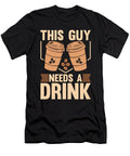 Espresso This Guy Needs a Drink Coffee Lover Latte Tshirtconcepts Marvin Poppe T-Shirt