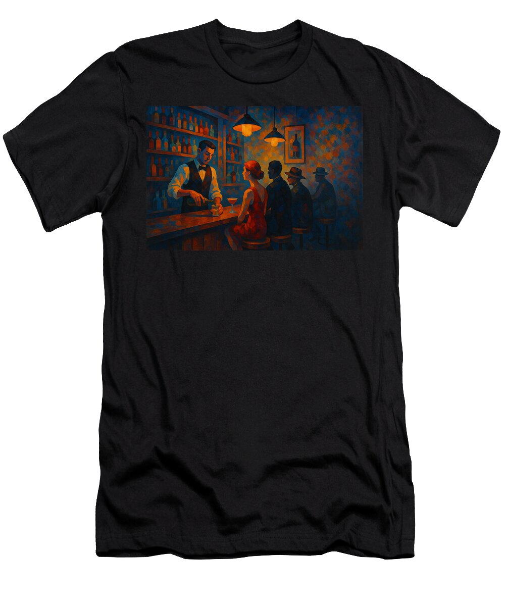 Evening At the Cozy Bar Sean Mcelroy T-Shirt