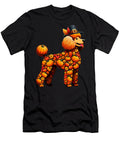 Fall Leaves Pumpkins Poodle Cute Shape Owner Studi Alex T-Shirt